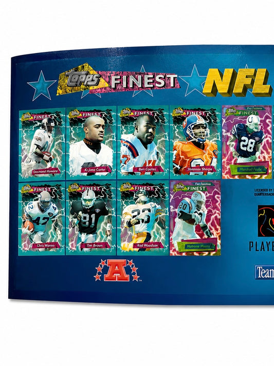 1995 Topps Finest NFL Allstars Poster
