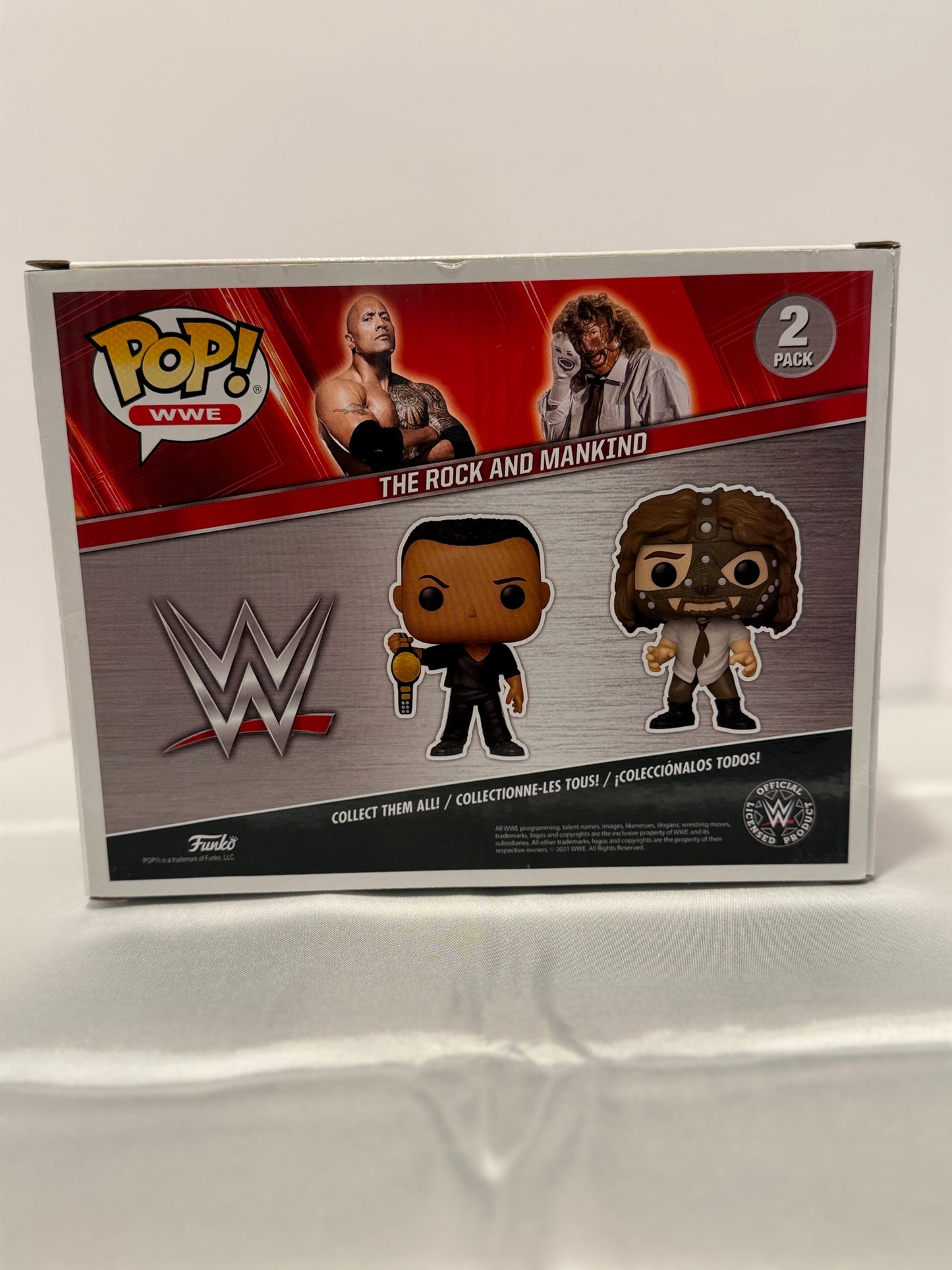 WWE - The Rock and Mankind