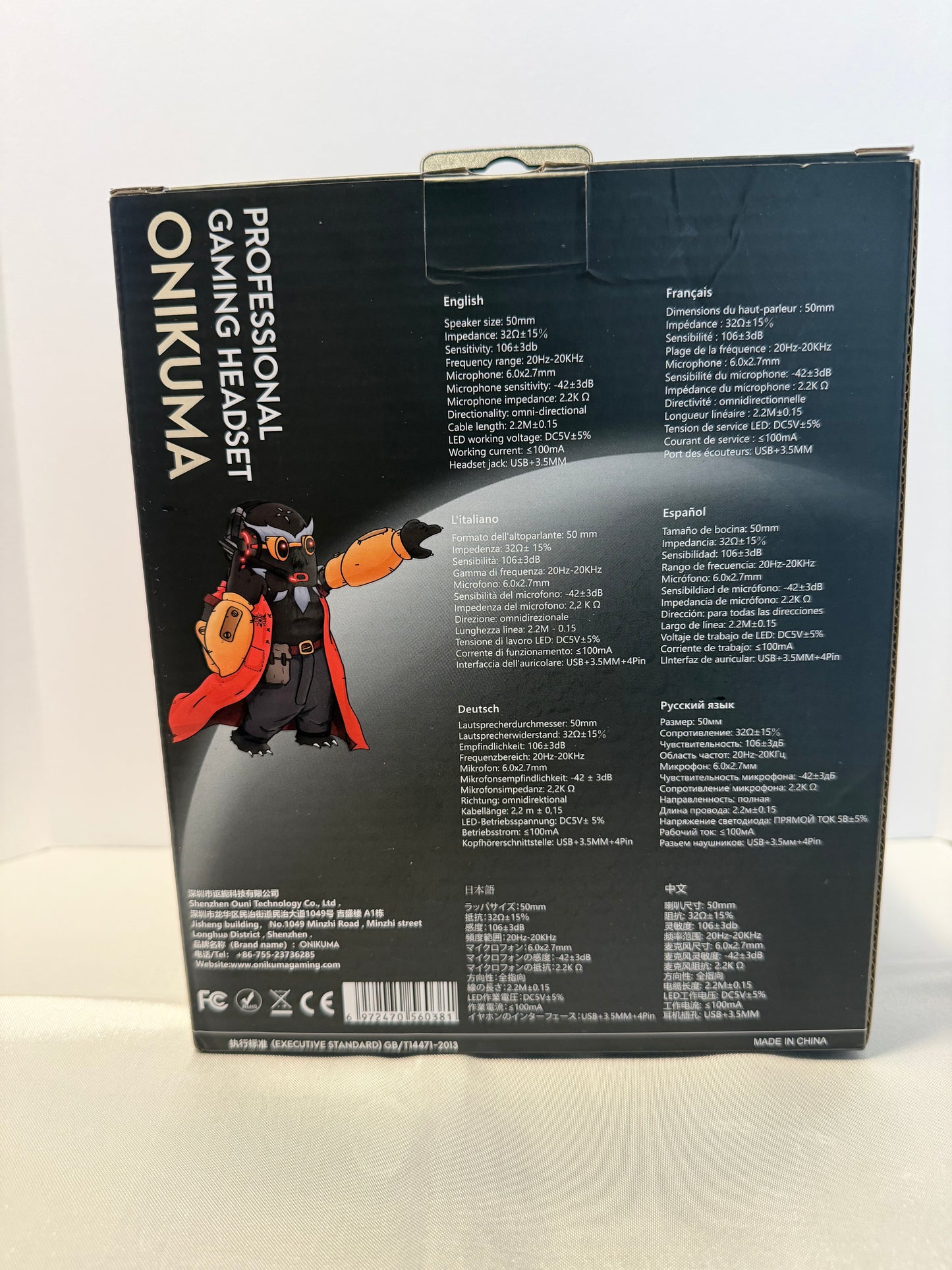 K8 Onikuma Gaming Headset