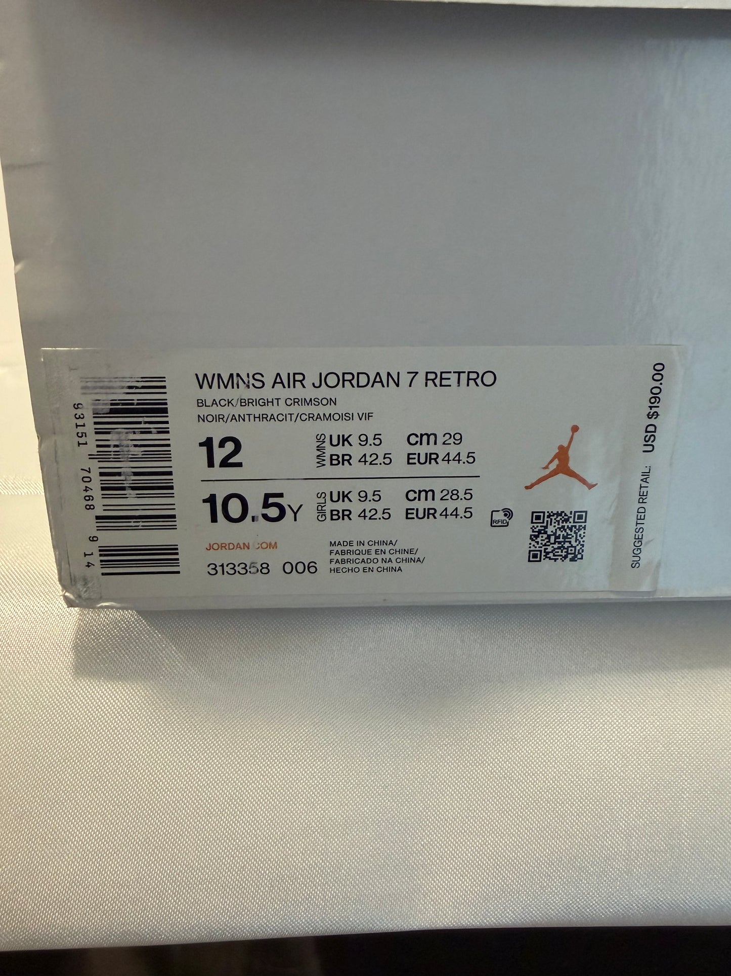 Air Jordan 7 Retro High OG “Black Patent”