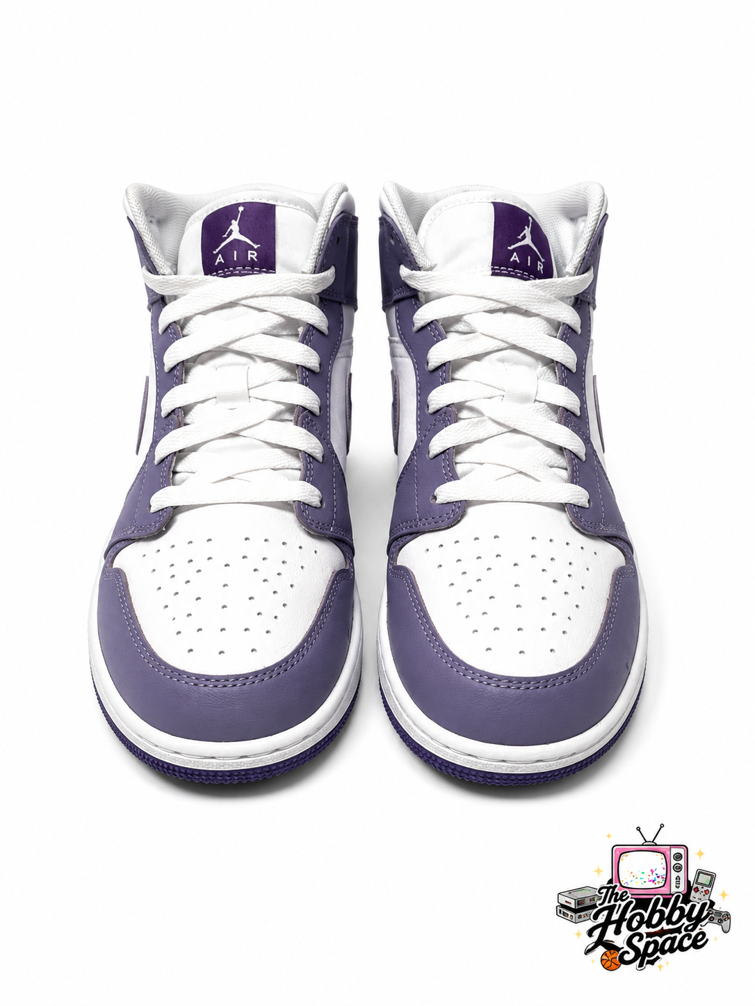 Jordan 1 Mid Dusty Amethyst White Court Purple (GS)