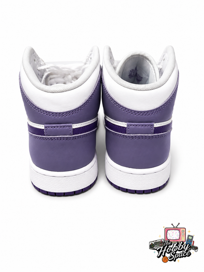 Jordan 1 Mid Dusty Amethyst White Court Purple (GS)