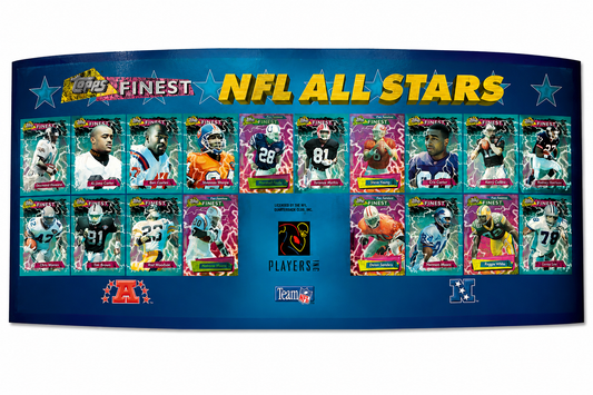 1995 Topps Finest NFL Allstars Poster