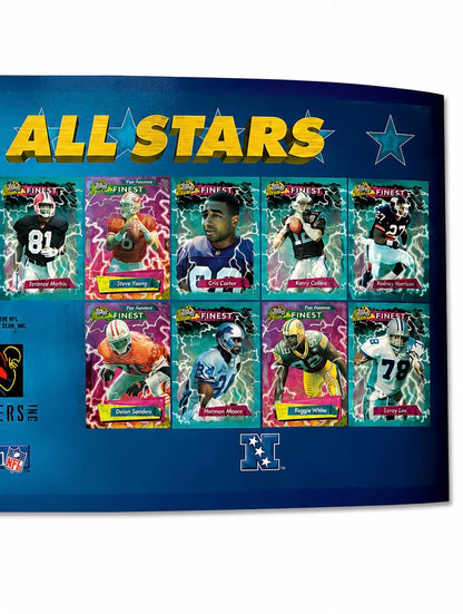 1995 Topps Finest NFL Allstars Poster