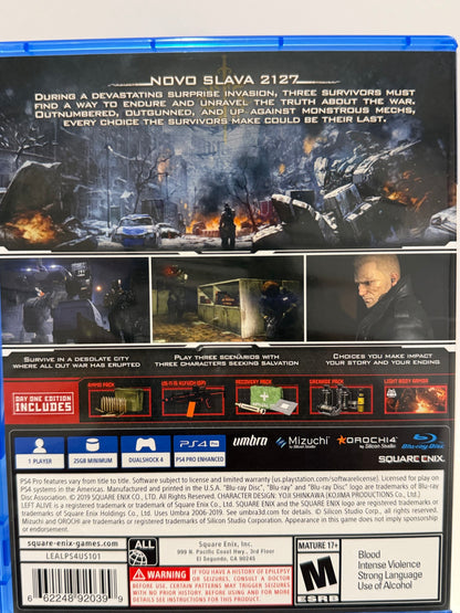 Left Alive Day One Edition