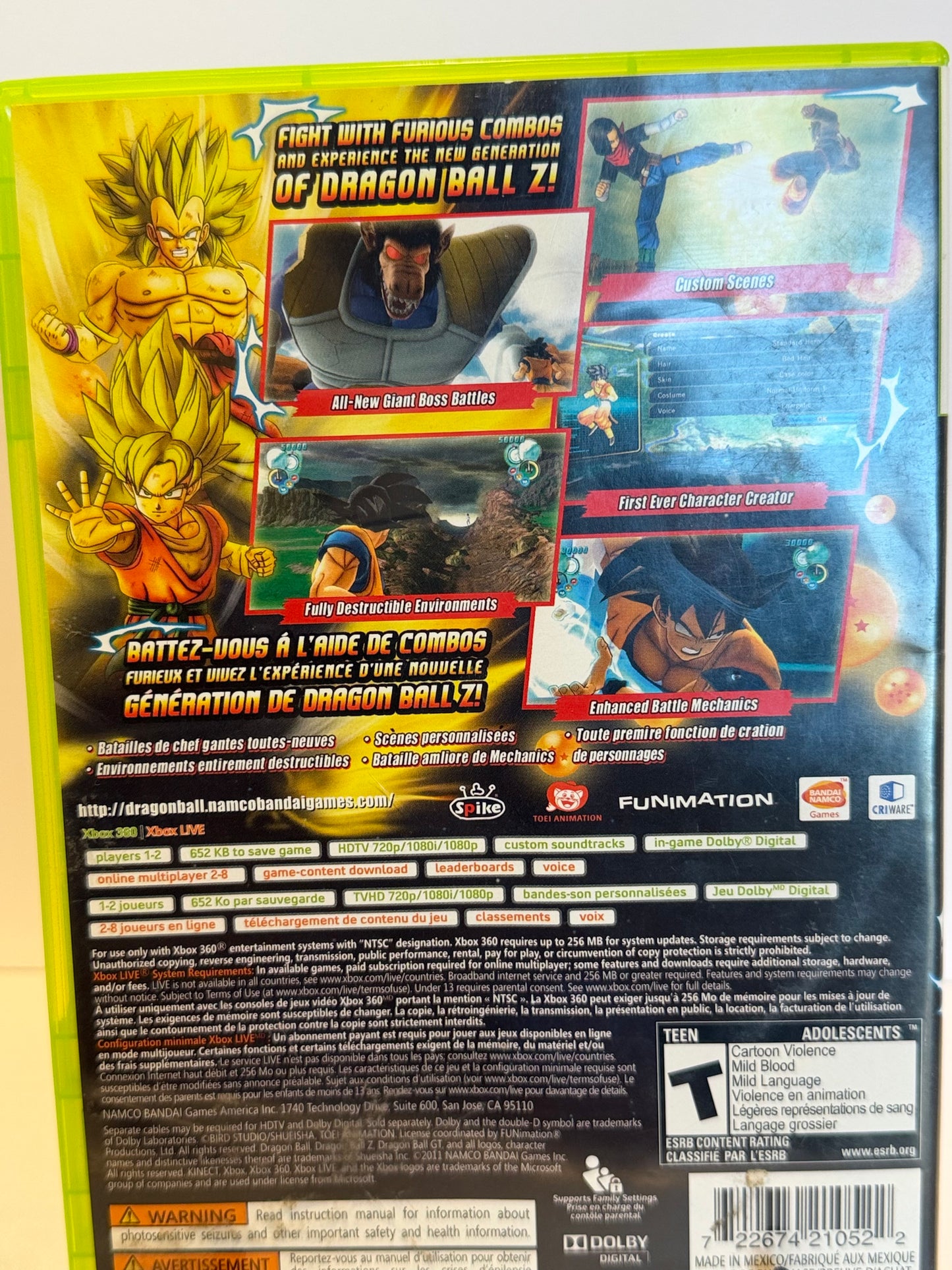 Dragonball Z Ultimate Tenkaichi