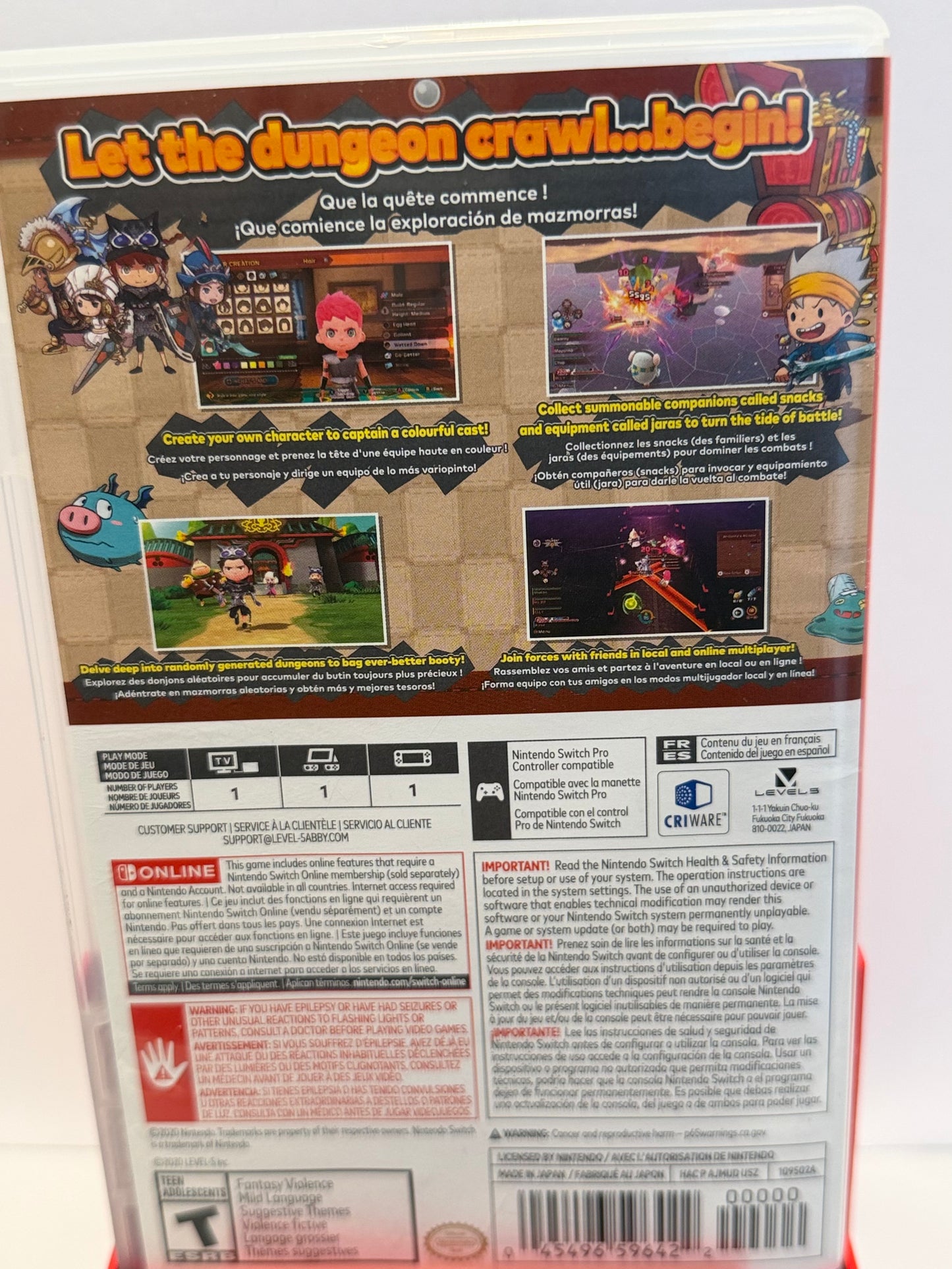 Snack World The Dungeon Crawl Gold
