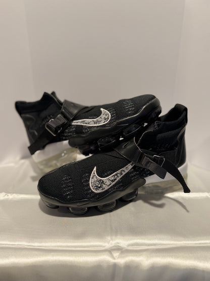 Nike Air VaporMax Premier Flyknit Black Metallic Silver White