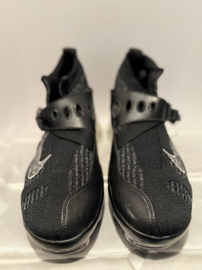 Nike Air VaporMax Premier Flyknit Black Metallic Silver White