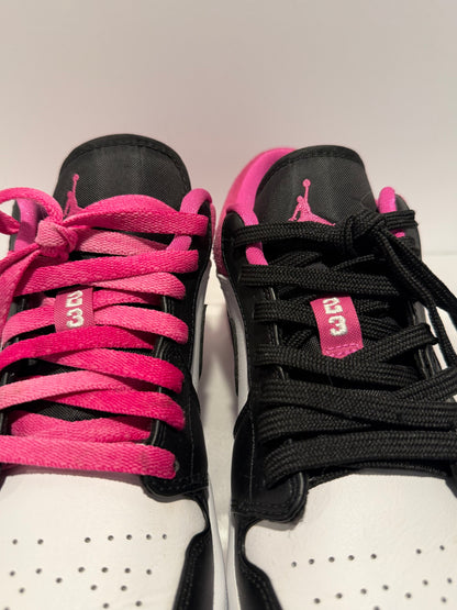 Jordan 1 Low - Black Active Fuchsia