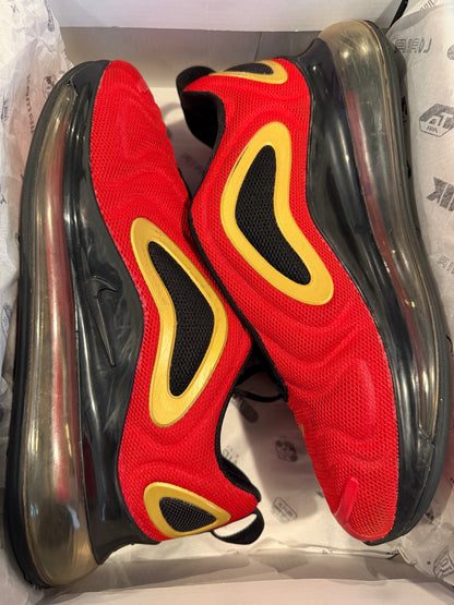 W Air Max 720 University Red and Gold
