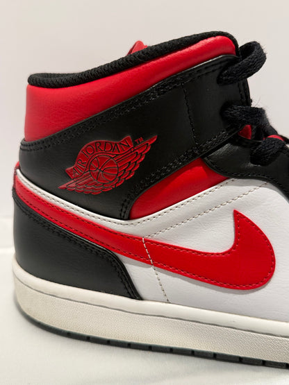Jordan 1 Mid ‘Bred Toe’