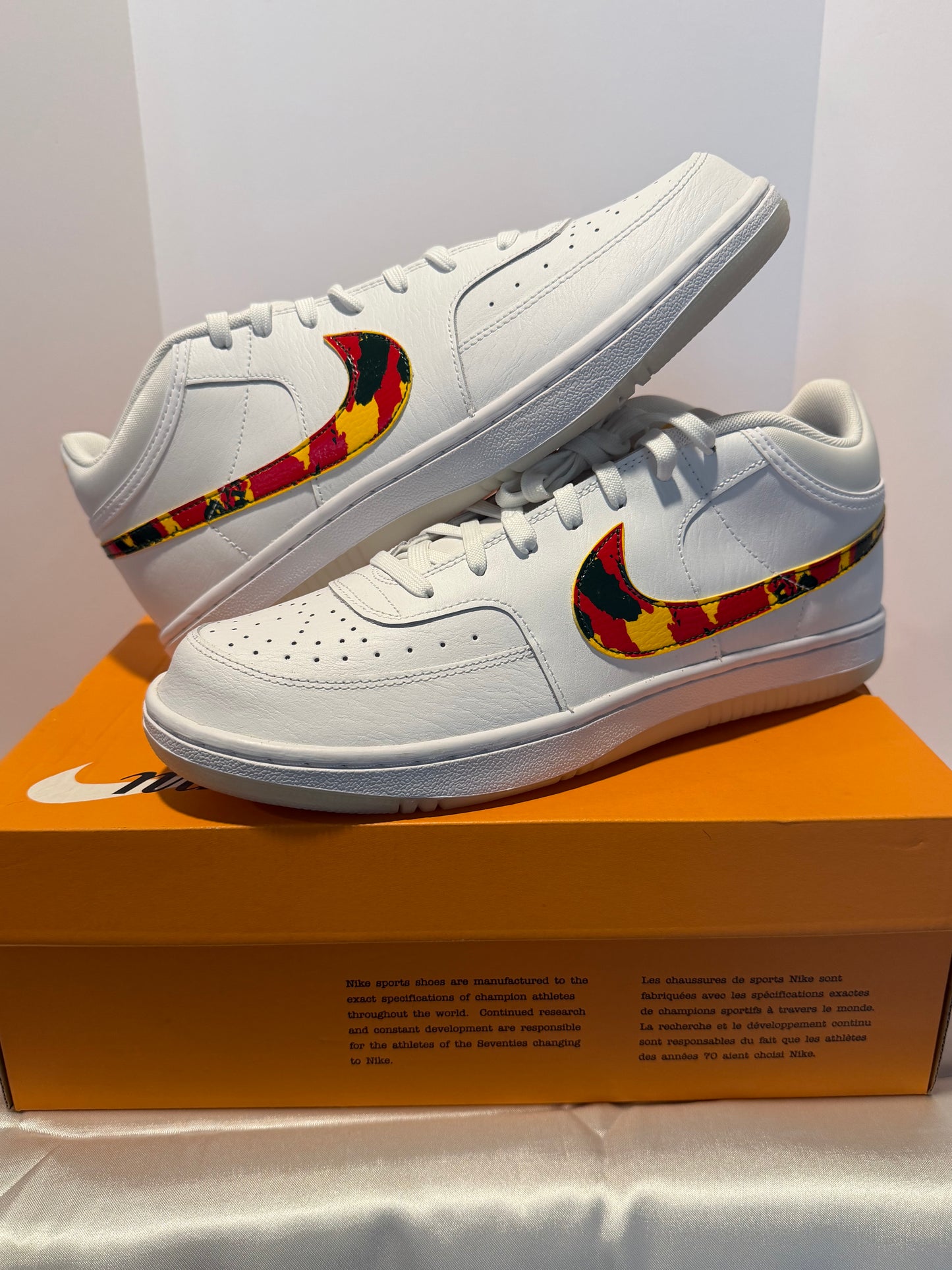 Nike Skye Force 3/4 White Red Camo