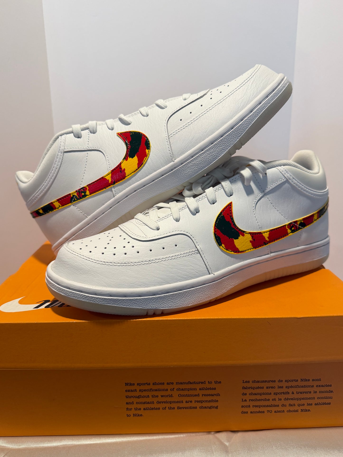 Nike Skye Force 3/4 White Red Camo