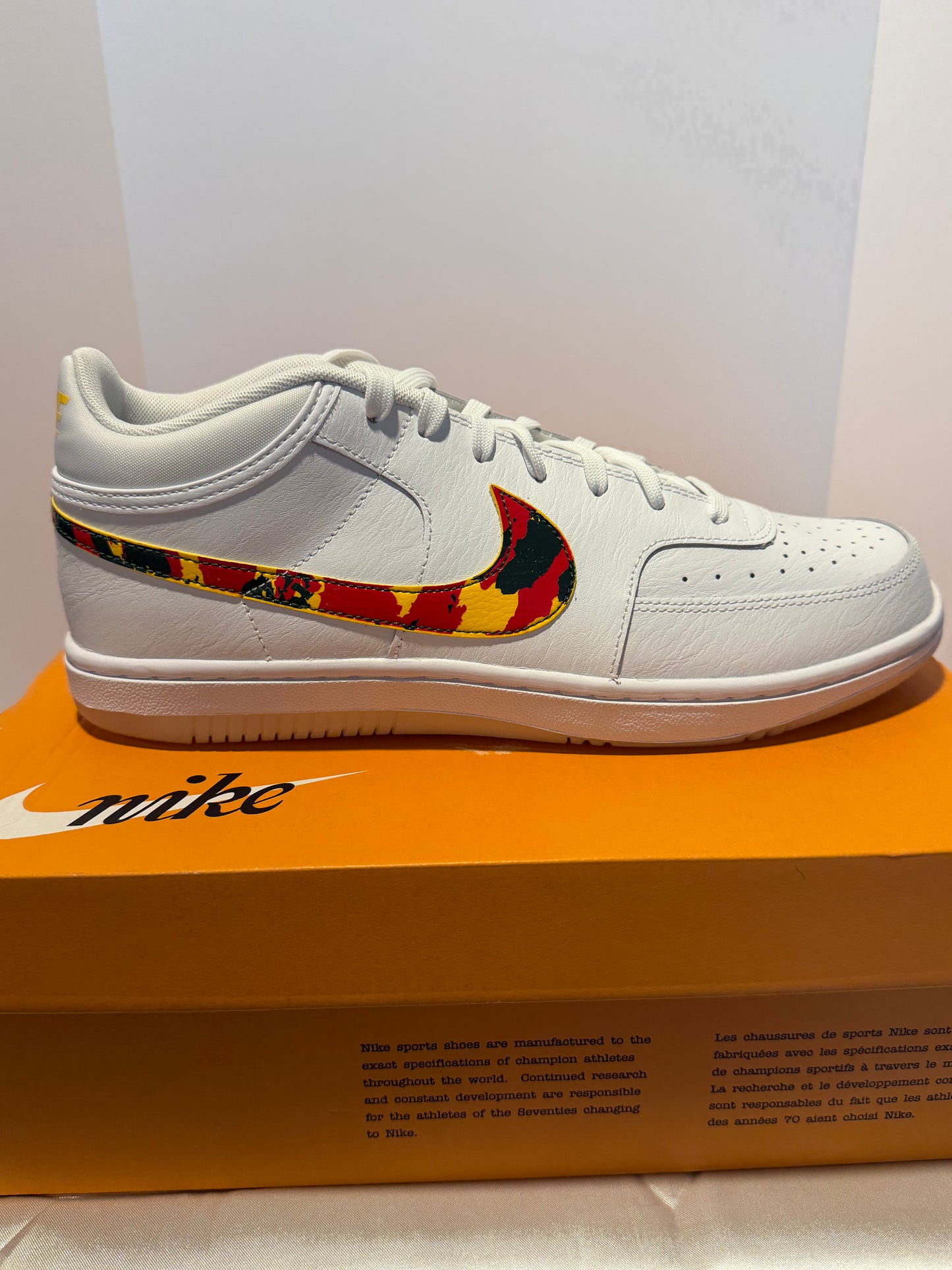 Nike Skye Force 3/4 White Red Camo