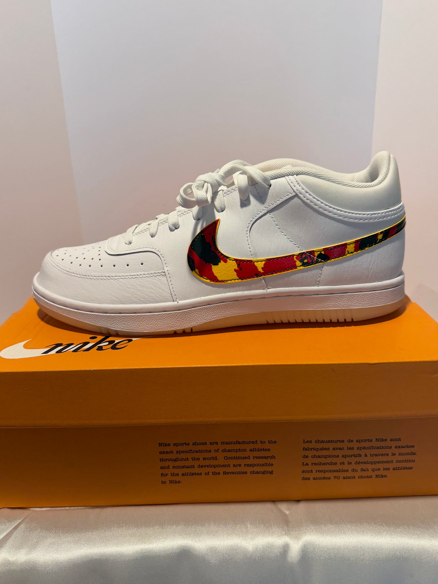 Nike Skye Force 3/4 White Red Camo