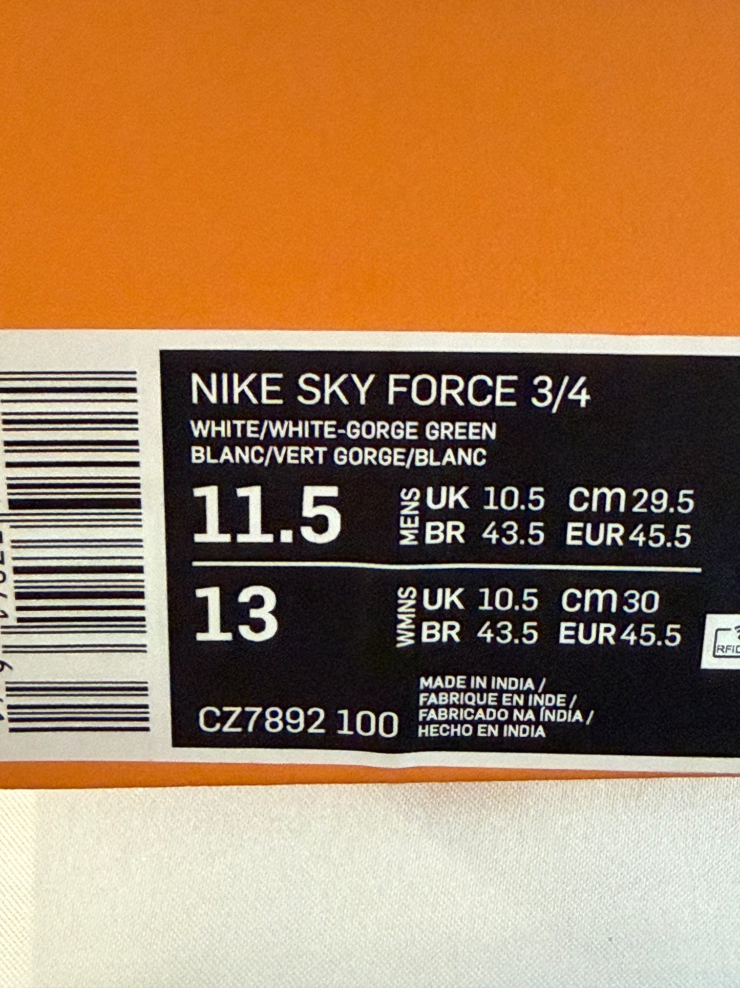 Nike Skye Force 3/4 White Red Camo