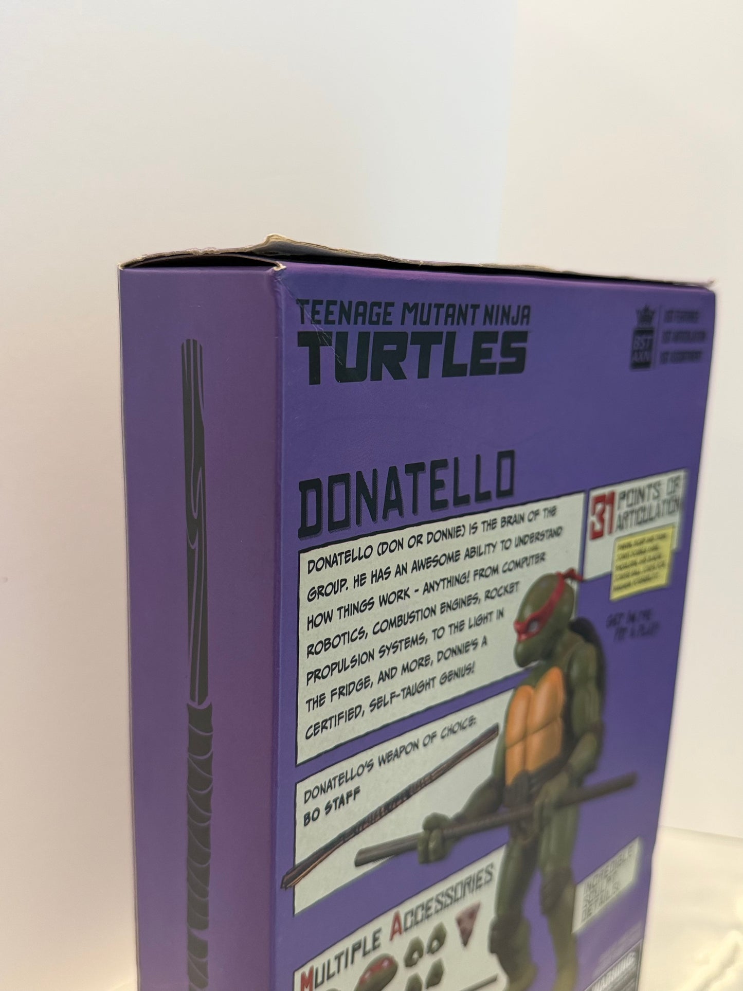BST AXN TMNT: Donatello Action W/ Comic Book
